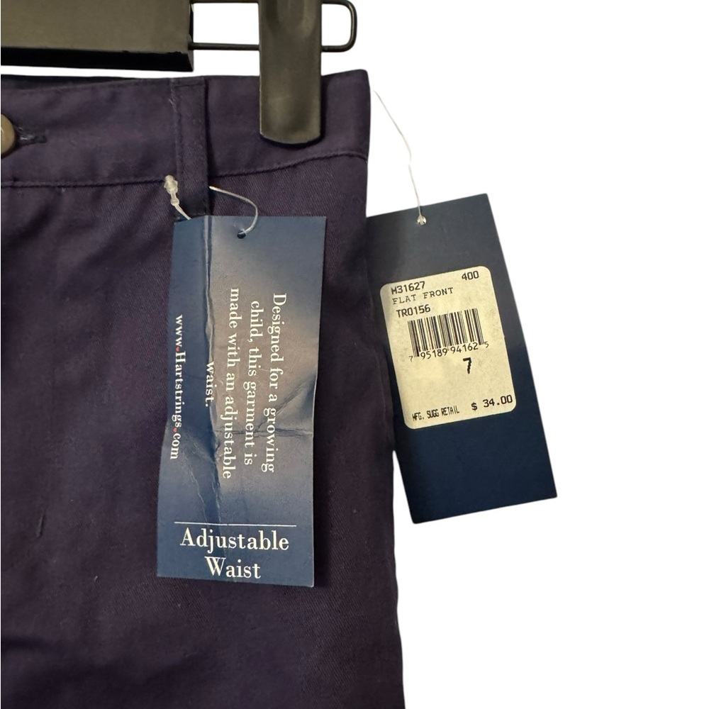 Hartstrings Navy Uniform Dress Pants size 7 NWT - Picture 2 of 6